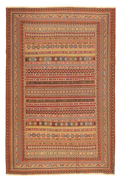 Afshar Sirjan Tapis 194x293cm - Tapis persan