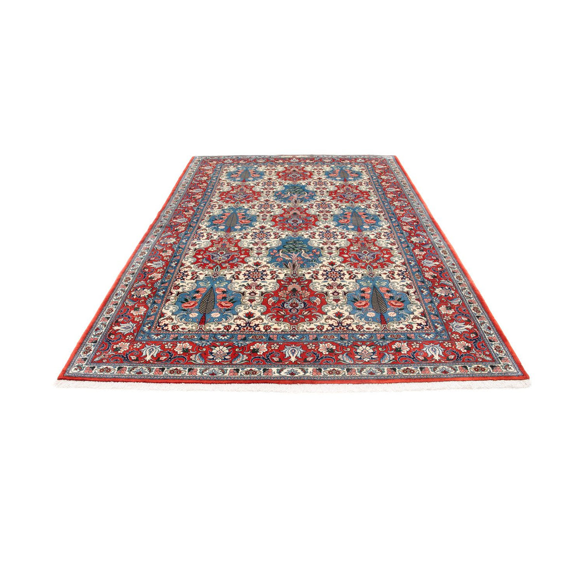 Tapis persan - Nomadic - 281 x 175 cm - rouge