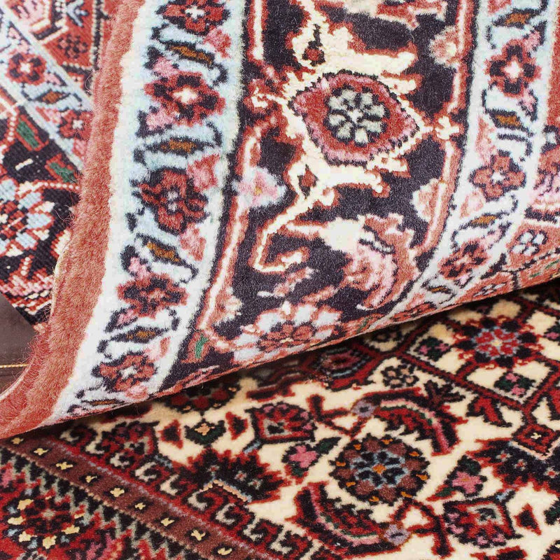 Tapis persan - Bidjar - 152 x 75 cm - rouge clair