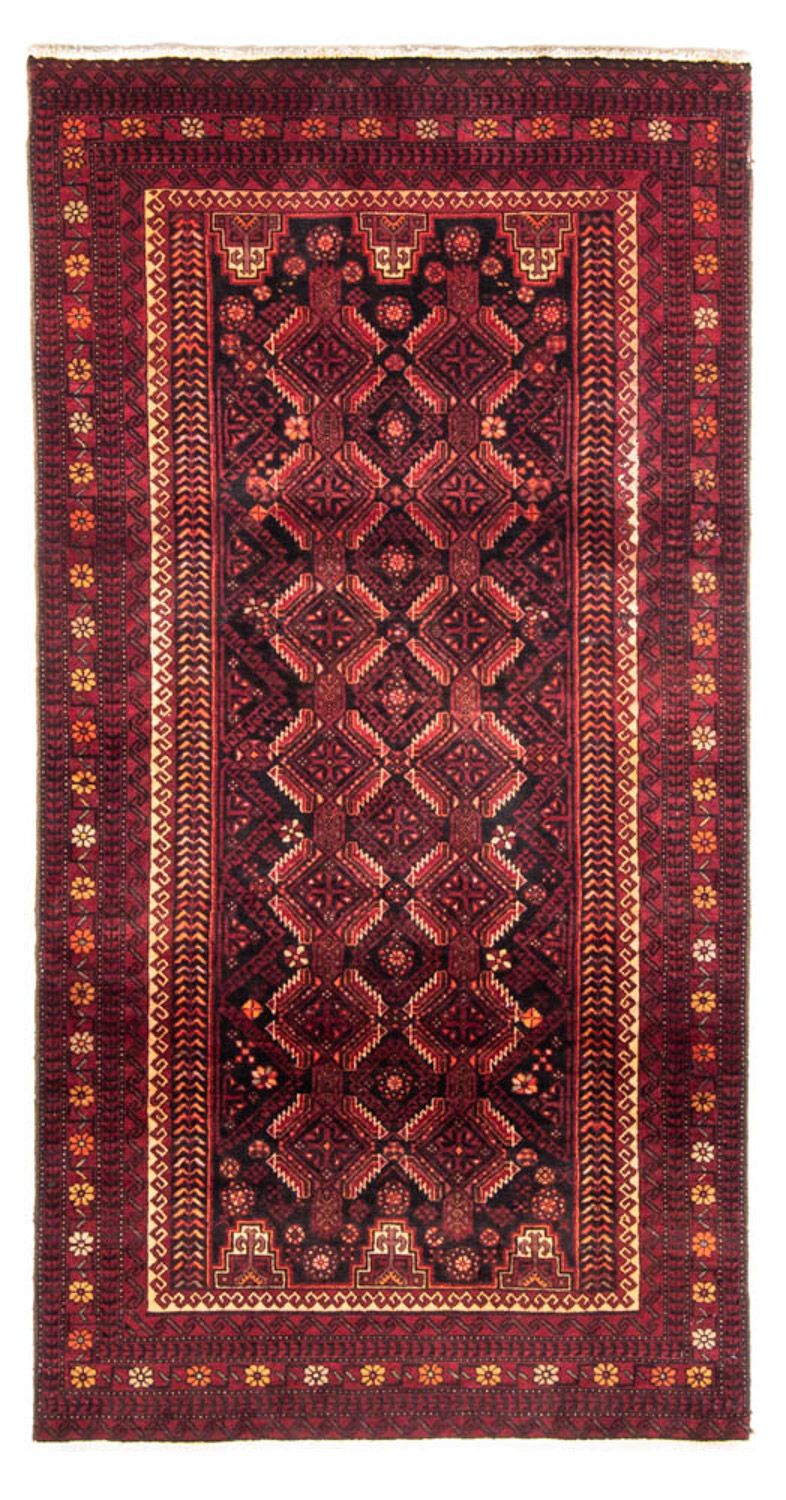 Tapis de couloir Tapis Belutsch - 216 x 102 cm - rouge foncé