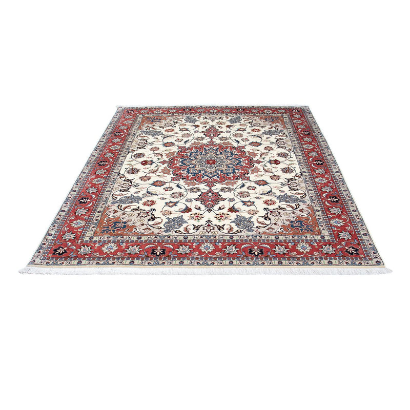 Tapis persan - Tabriz - Royal - 194 x 153 cm - beige