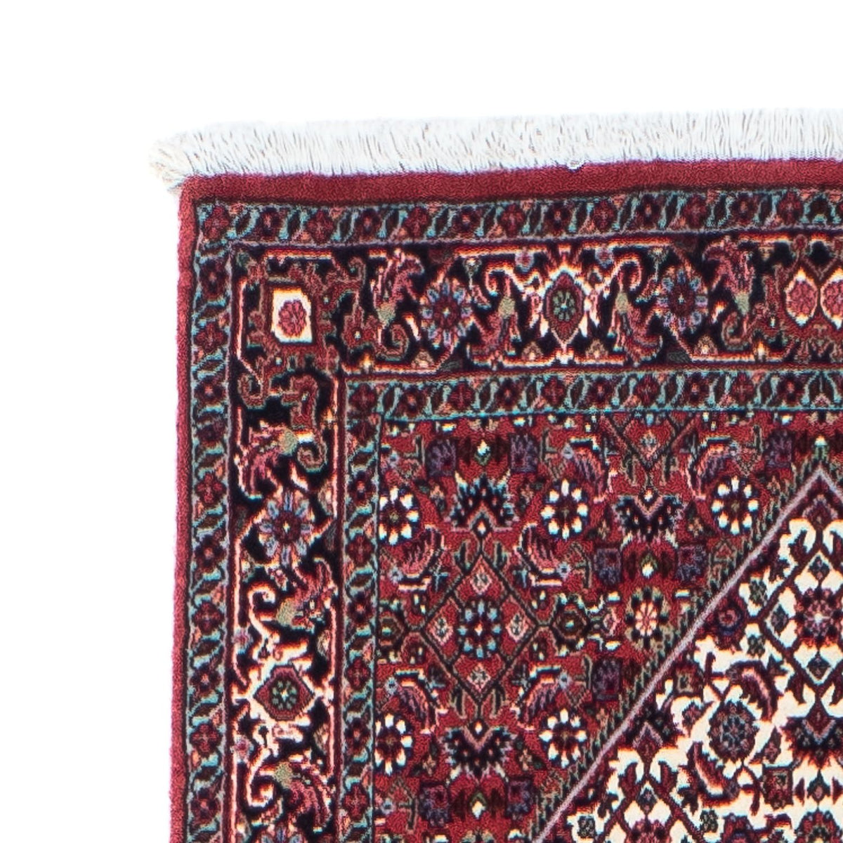 Tapis de couloir Tapis persan - Bidjar - 207 x 73 cm - rouge