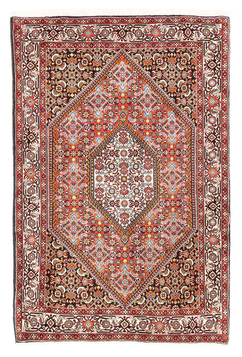 Tapis persan - Bidjar - 158 x 103 cm - rouge clair