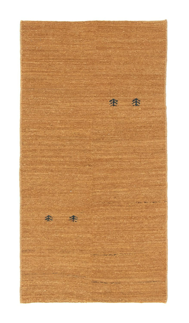 Tapis Gabbeh - Persan - 132 x 68 cm - marron