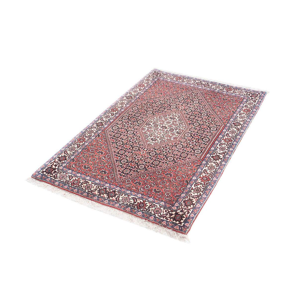 Tapis persan - Bidjar - 130 x 83 cm - rouge