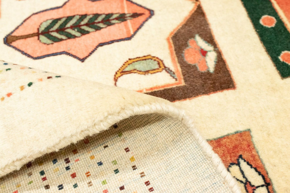 Tapis Gabbeh - Loribaft Persan - 242 x 158 cm - beige