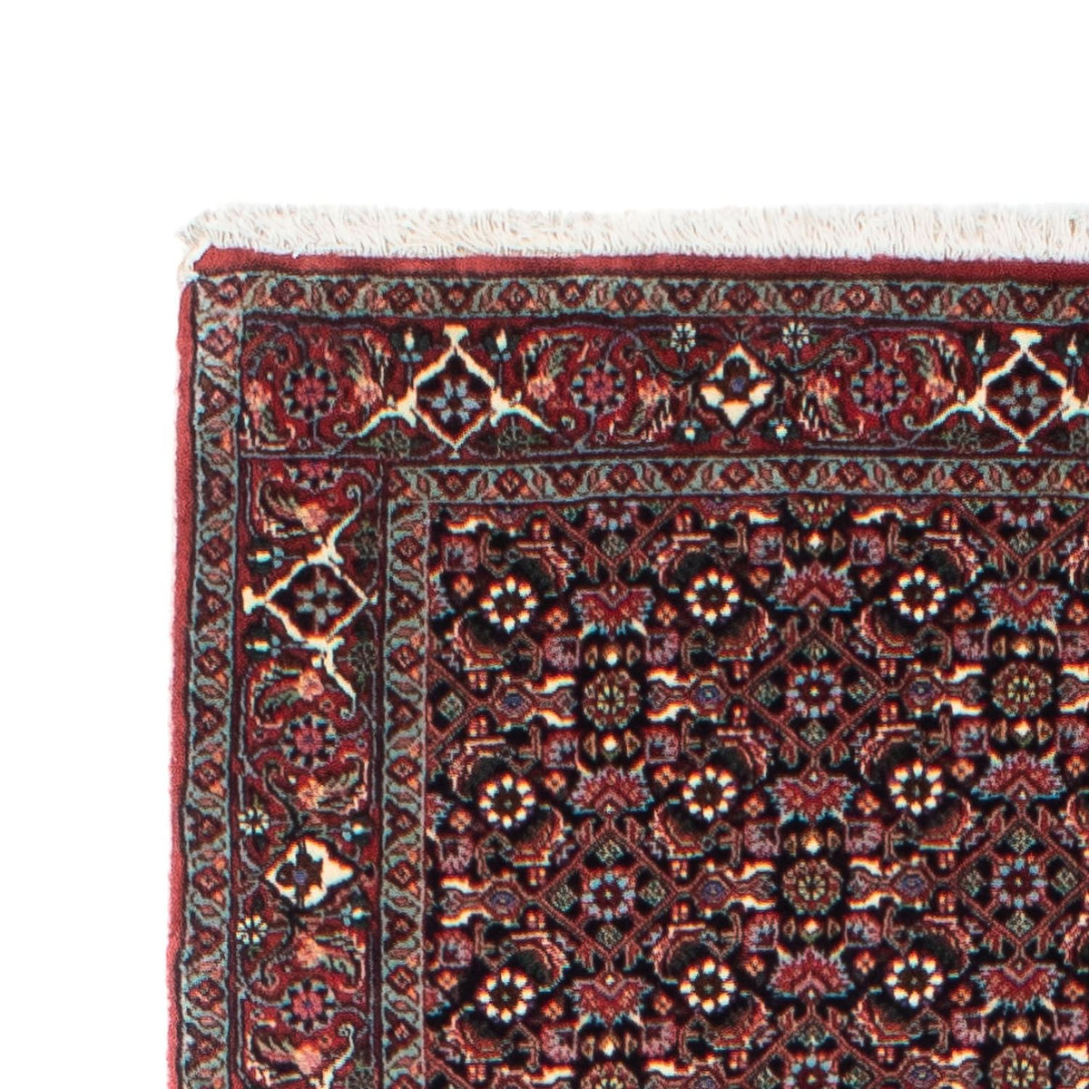 Tapis de couloir Tapis persan - Bidjar - 288 x 86 cm - rouge