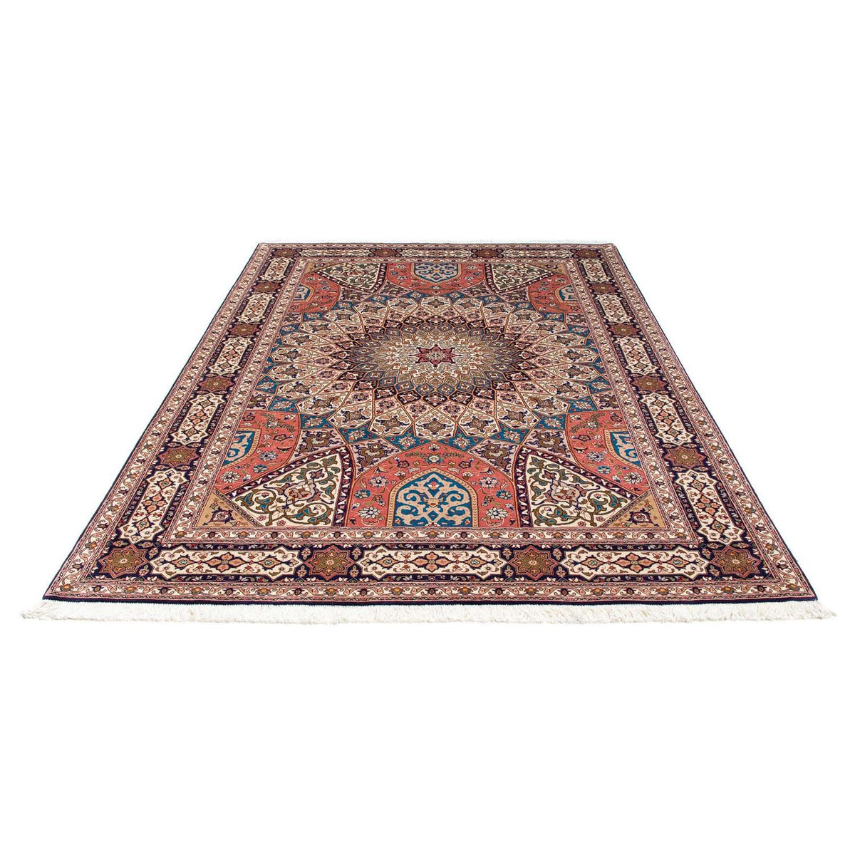 Tapis persan - Tabriz - Royal - 242 x 168 cm - multicolore