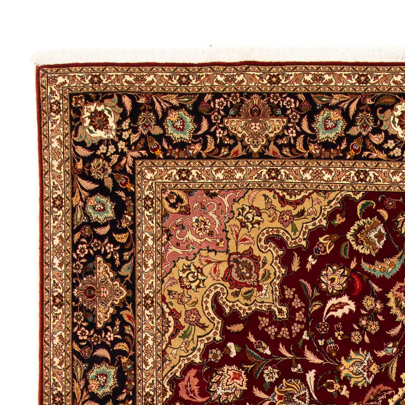Tapis persan - Tabriz - Royal - 310 x 202 cm - rouge foncé