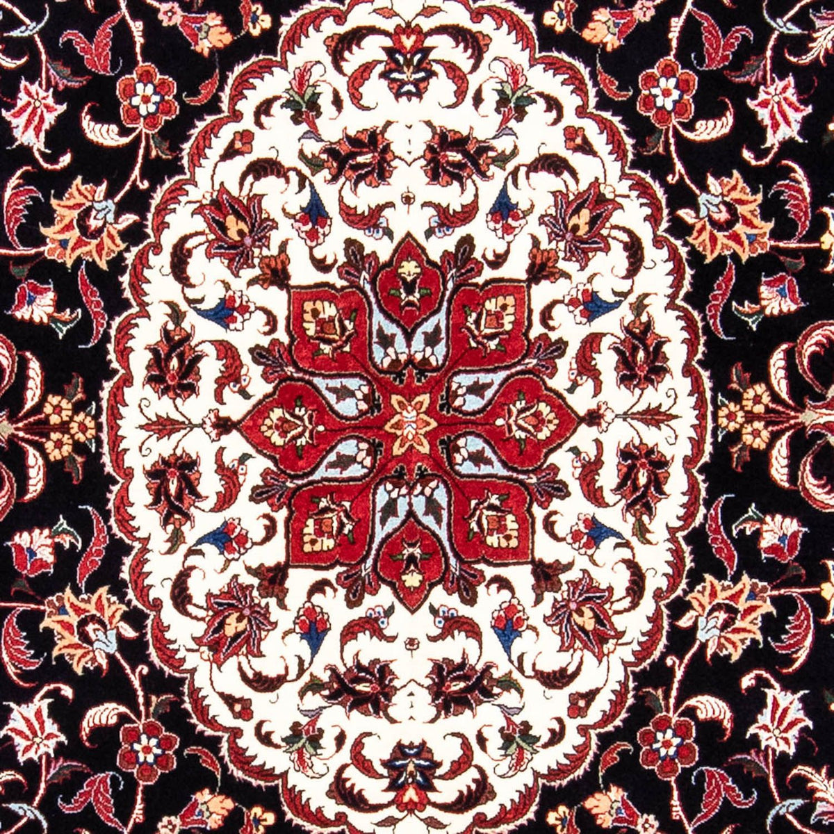 Tapis persan - Bidjar - 248 x 173 cm - bleu foncé