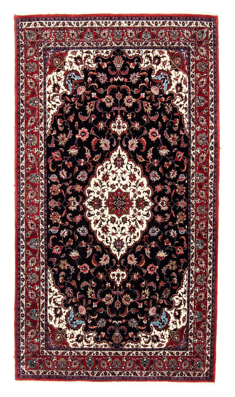 Tapis persan - Bidjar - 242 x 133 cm - bleu foncé