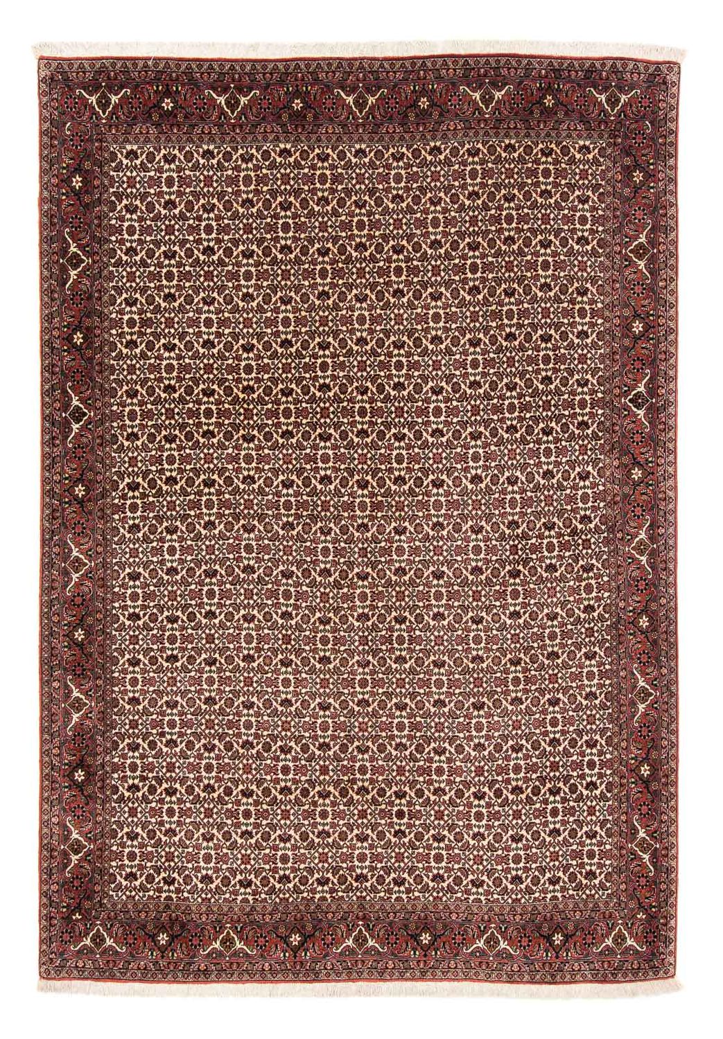 Tapis persan - Bidjar - 240 x 173 cm - rouge foncé