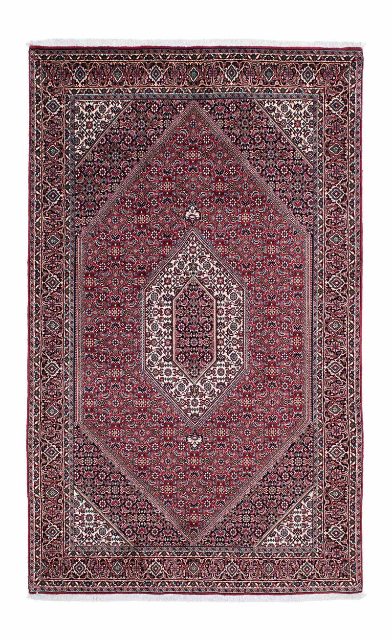 Tapis persan - Bidjar - 228 x 132 cm - rouge clair