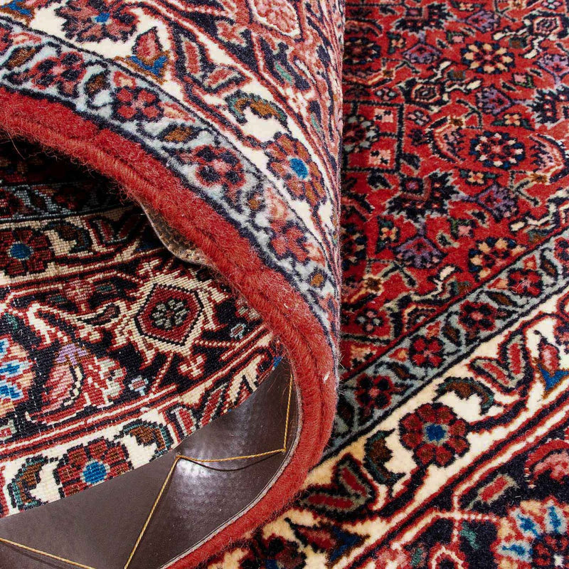 Tapis persan - Bidjar carré  - 126 x 124 cm - rouge