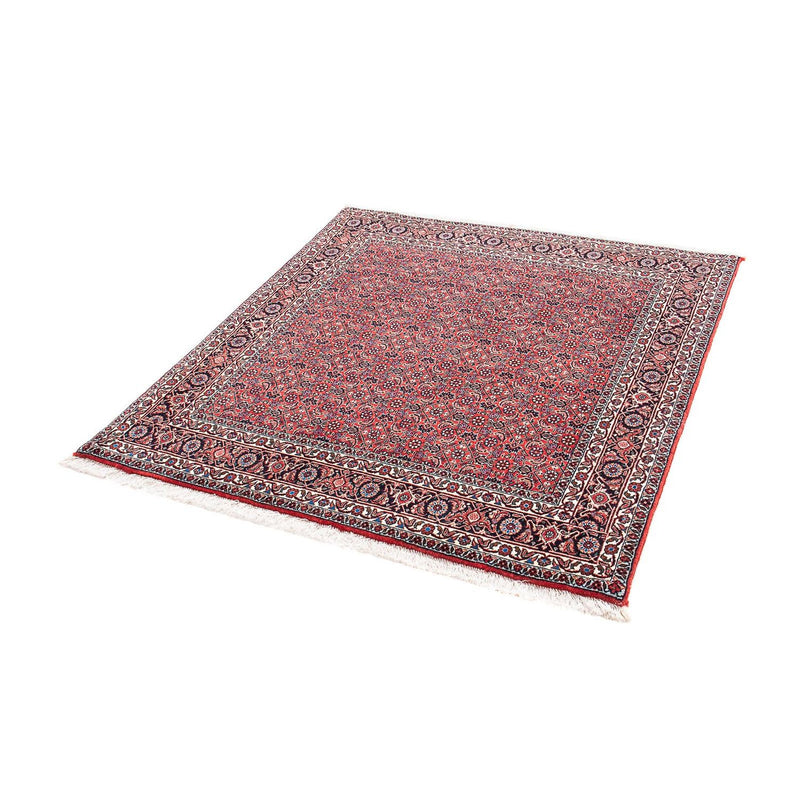 Tapis persan - Bidjar carré  - 126 x 124 cm - rouge