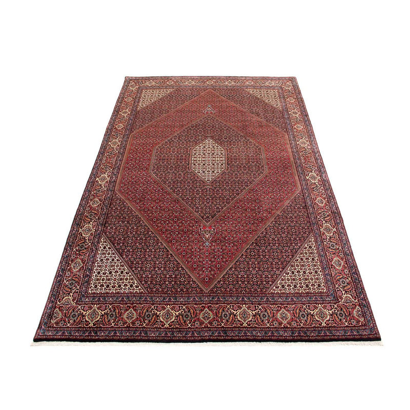 Tapis persan - Bidjar - 382 x 249 cm - rouge foncé