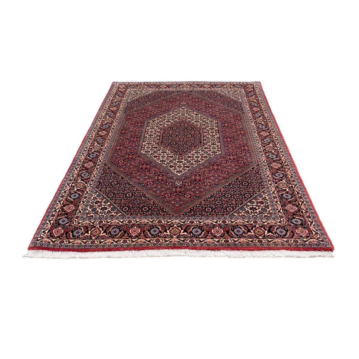 Tapis persan - Bidjar - 207 x 132 cm - rouge