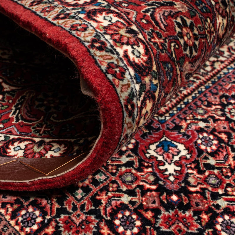 Tapis persan - Bidjar - 255 x 205 cm - rouge foncé