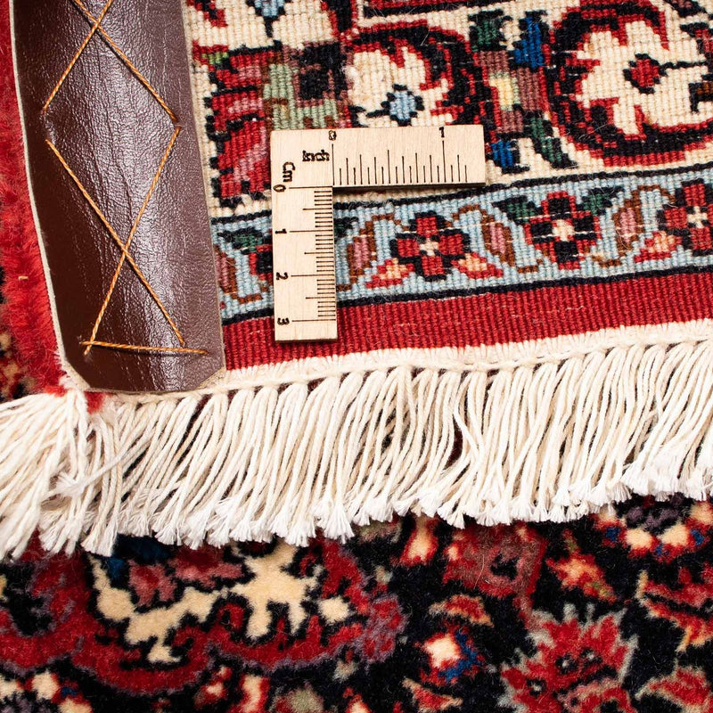 Tapis persan - Bidjar - 255 x 205 cm - rouge foncé