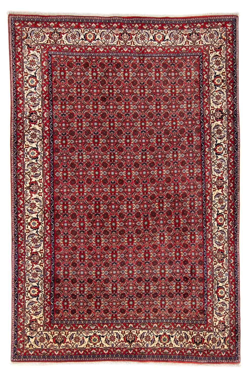 Tapis persan - Bidjar - 251 x 175 cm - rouge