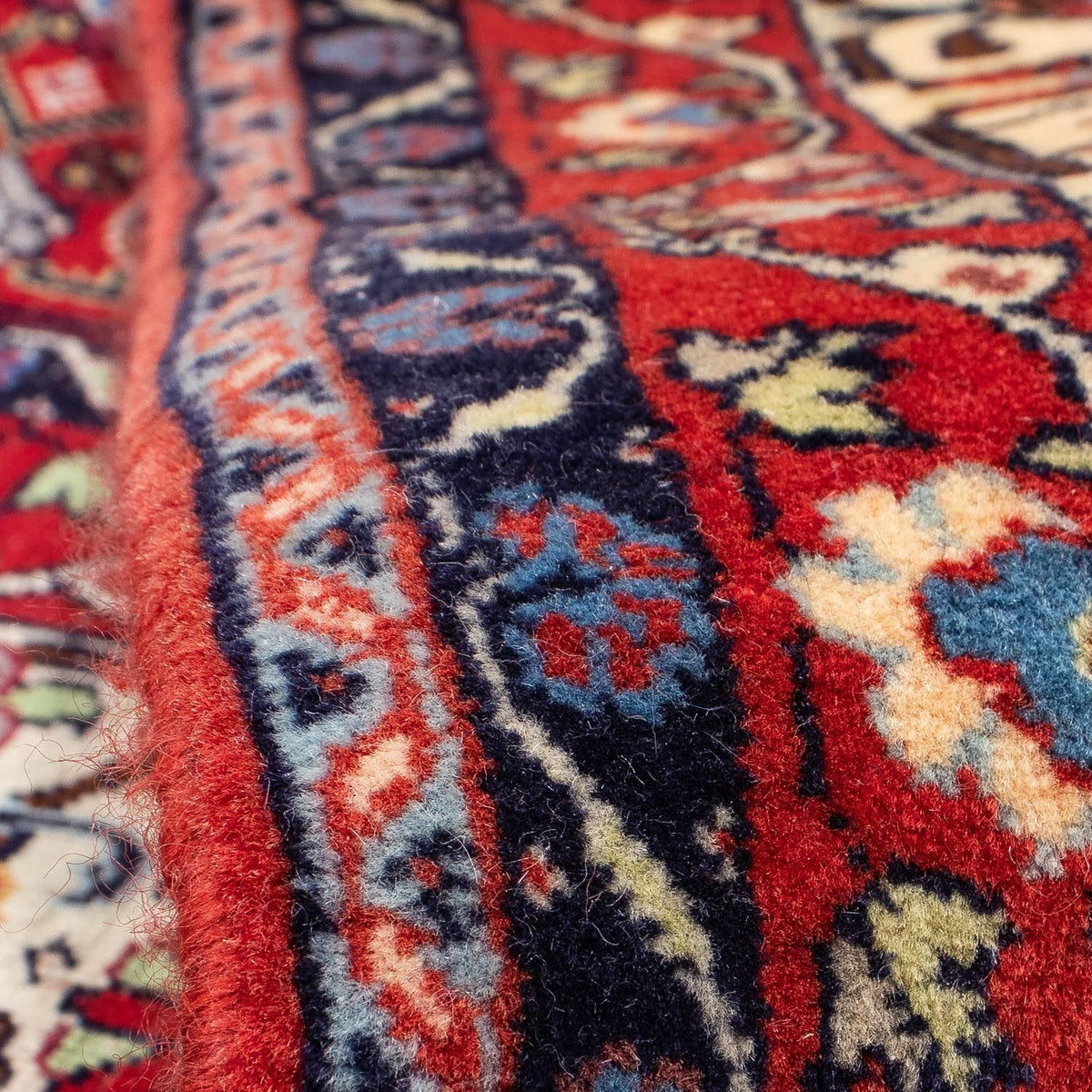 Tapis persan - Bidjar - 251 x 175 cm - rouge
