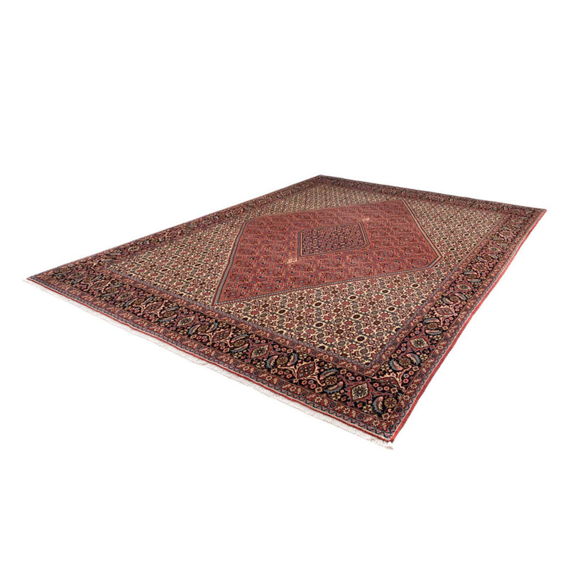 Tapis persan - Bidjar - 343 x 250 cm - rouge foncé