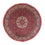 Tapis persan - Bidjar ronde  - 155 x 155 cm - rouge foncé