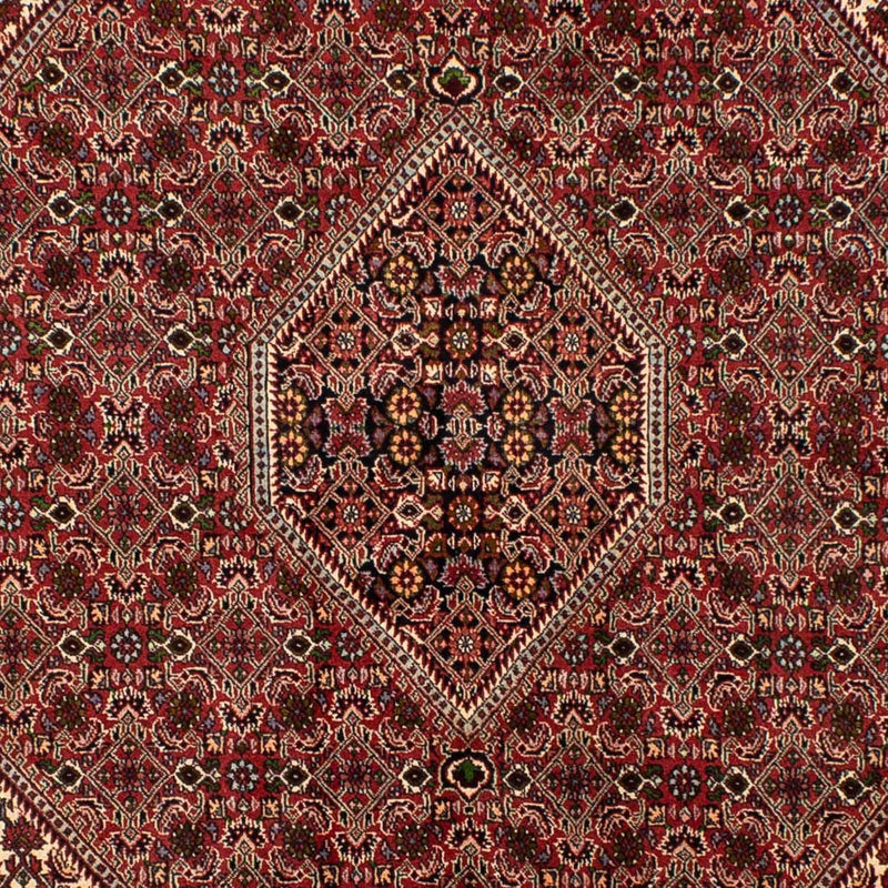 Tapis persan - Bidjar - 251 x 173 cm - rouge foncé