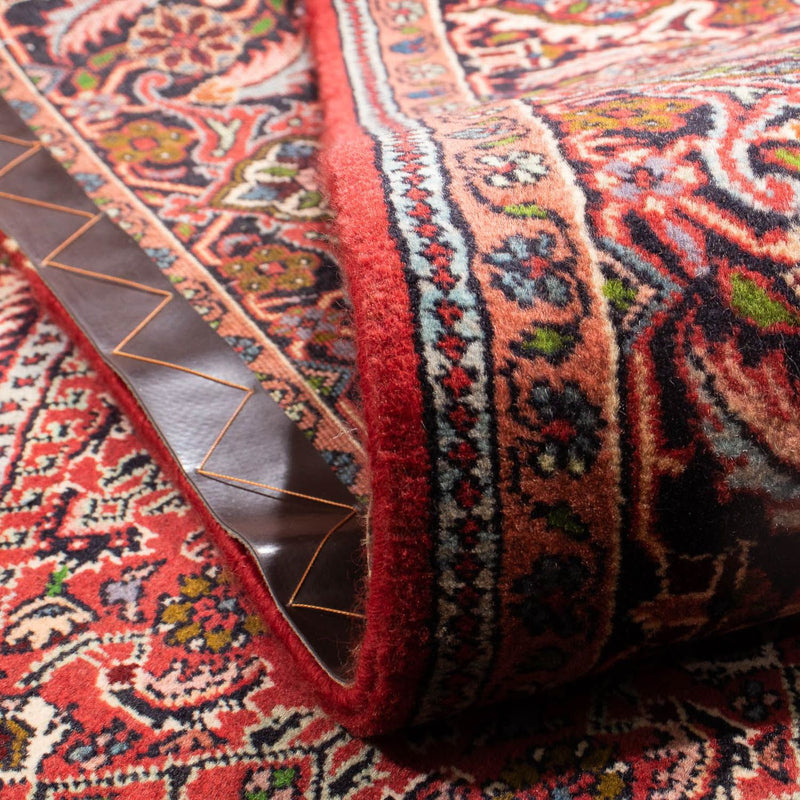 Tapis persan - Bidjar - 251 x 173 cm - rouge foncé