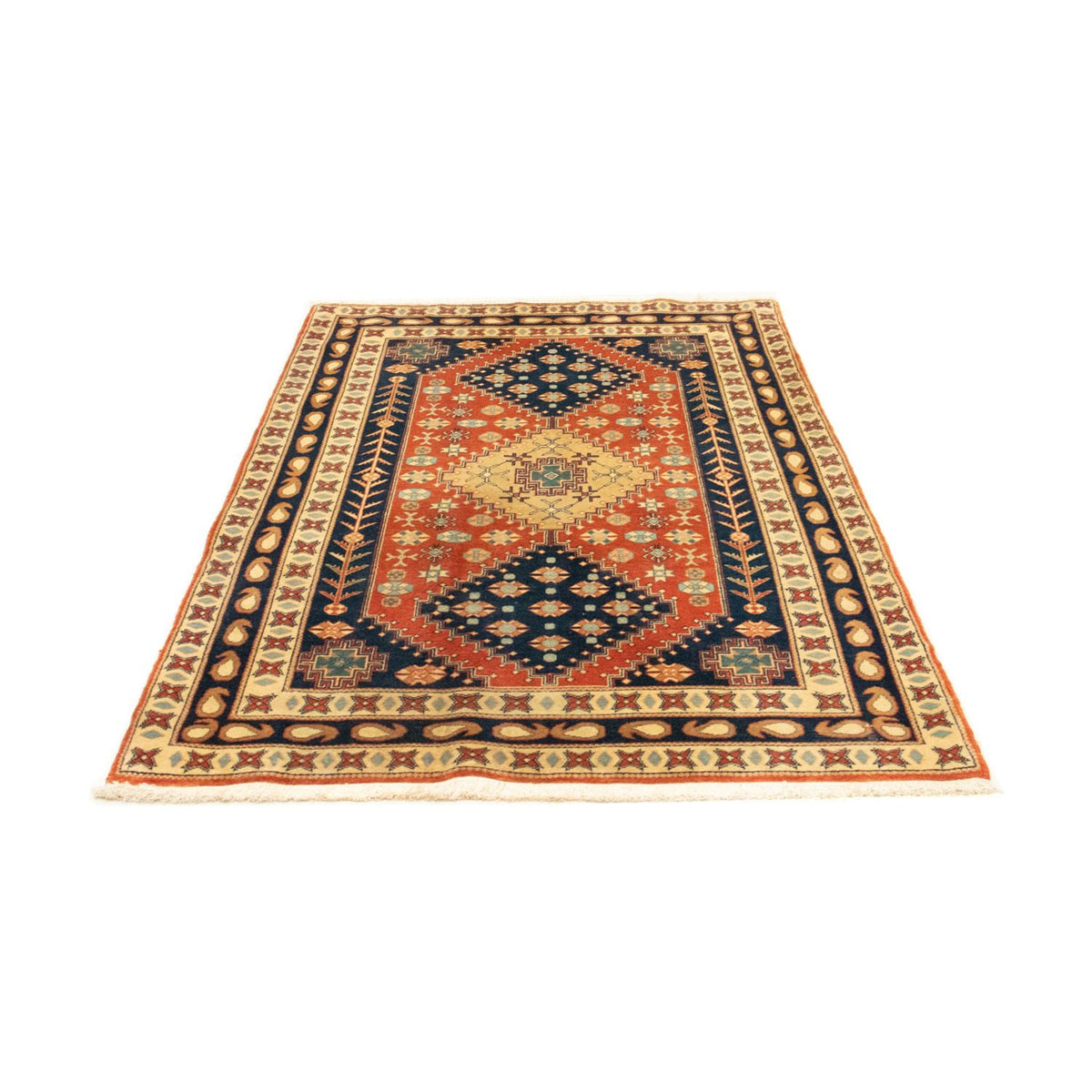 Tapis persan - Nomadic - 176 x 120 cm - rouille