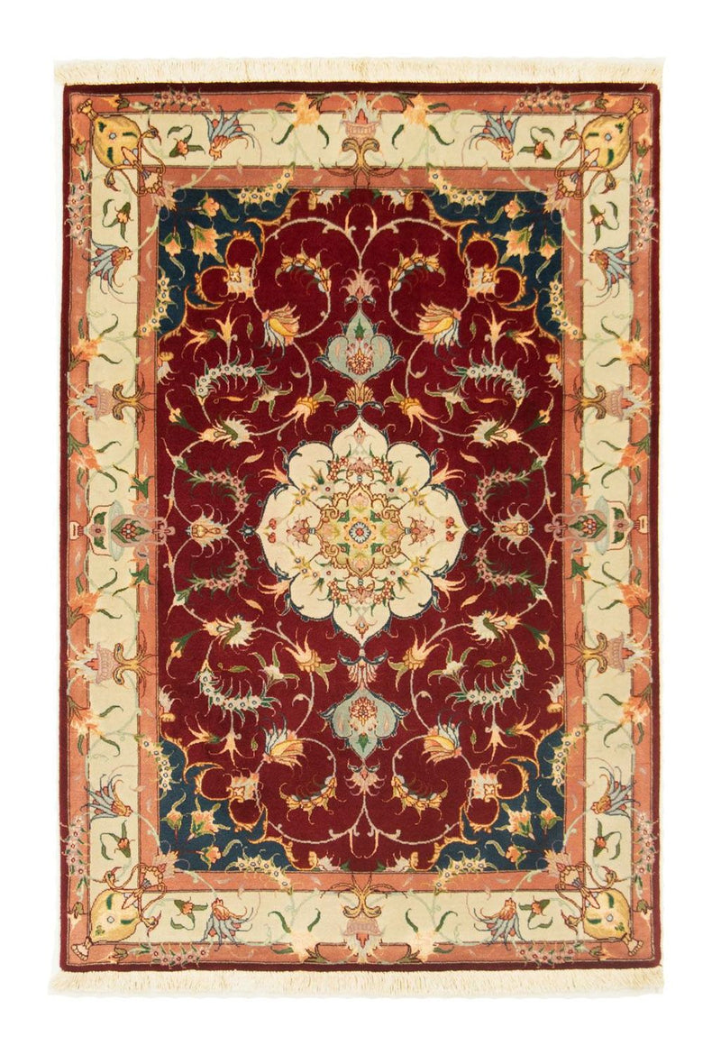 Tapis persan - Tabriz - Royal - 150 x 101 cm - rouge