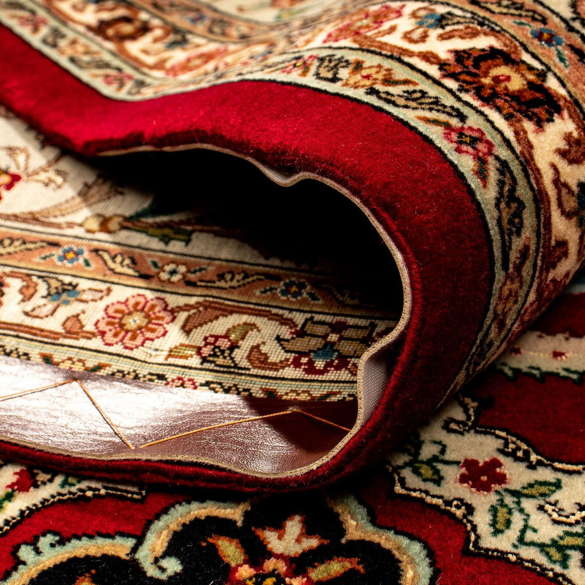 Tapis persan - Tabriz - Royal - 348 x 252 cm - rouge foncé