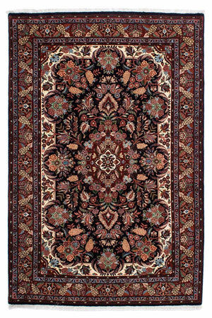 Tapis persan - Bidjar - 210 x 133 cm - bleu foncé