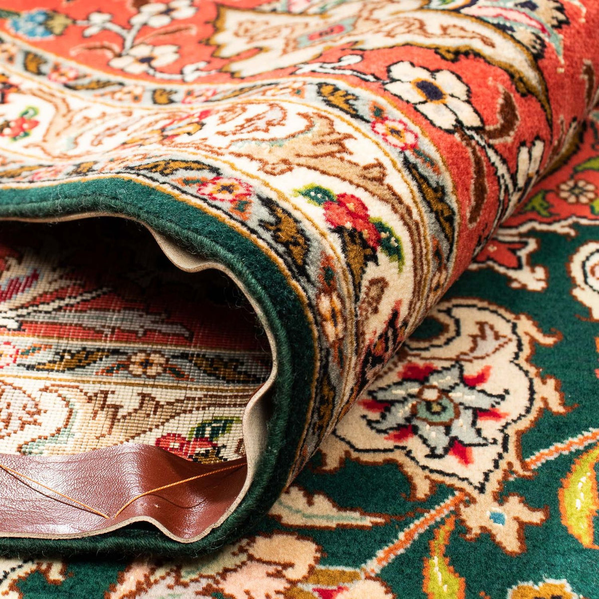 Tapis persan - Tabriz - Royal - 295 x 198 cm - rouge