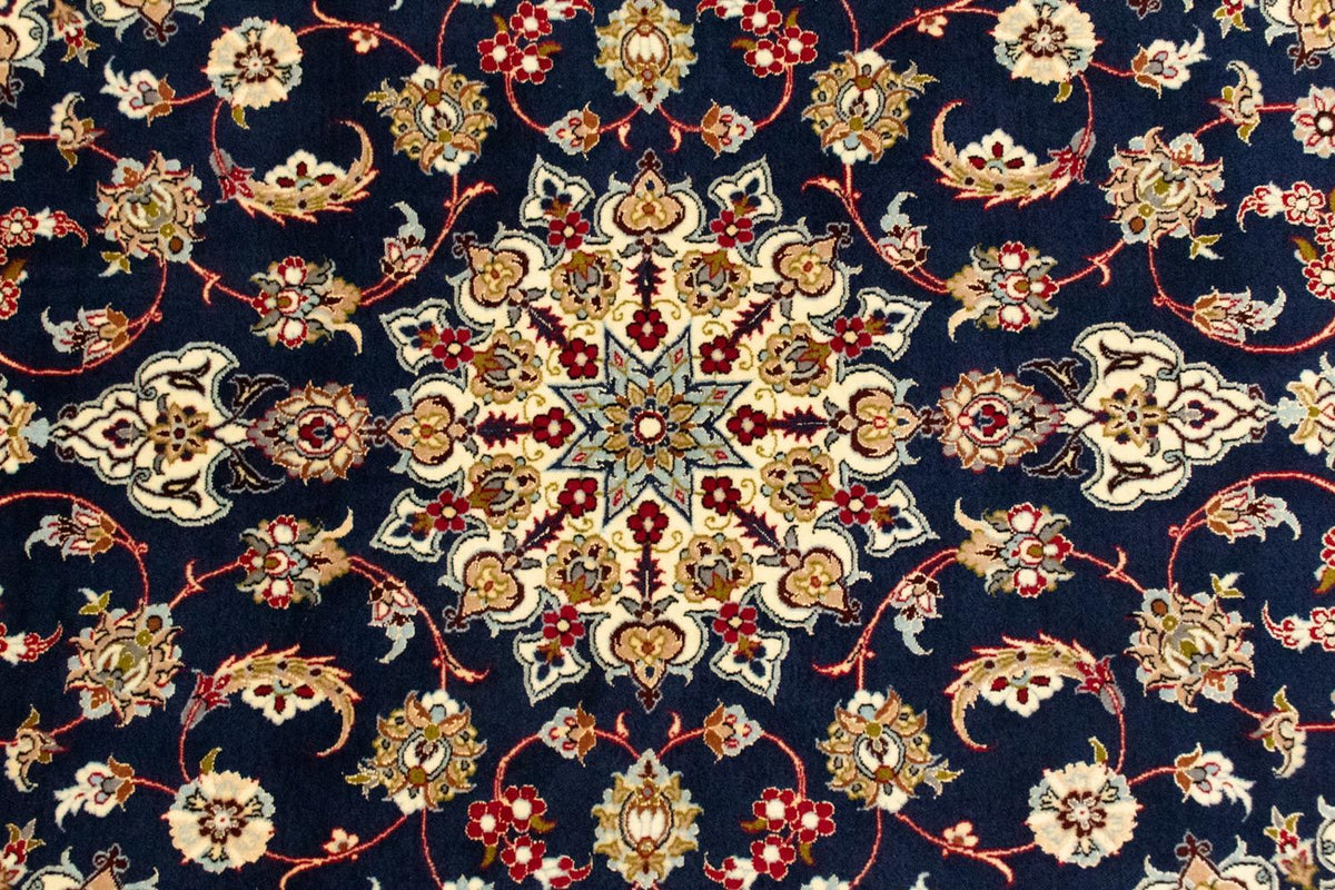 Tapis persan - Isfahan - Premium - 171 x 108 cm - bleu foncé