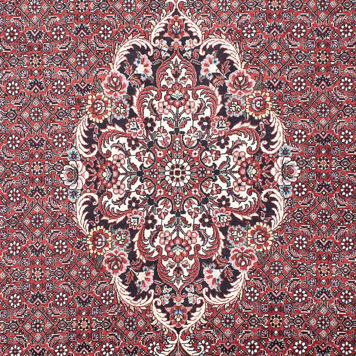 Tapis persan - Bidjar - 203 x 139 cm - rouge clair