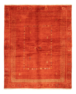 Tapis Gabbeh - Persan - 232 x 177 cm - rouge