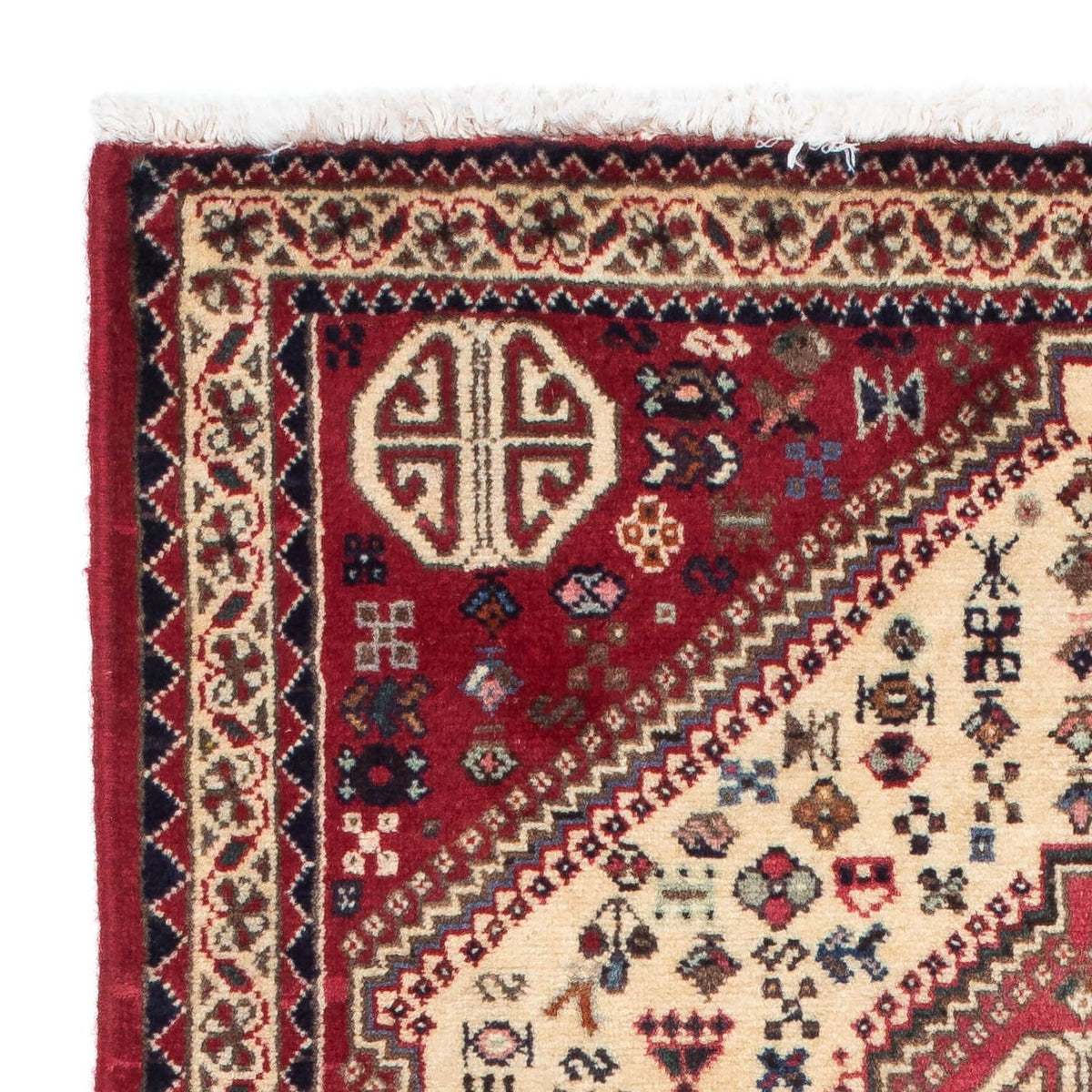 Tapis persan - Nomadic - 123 x 75 cm - rouge clair
