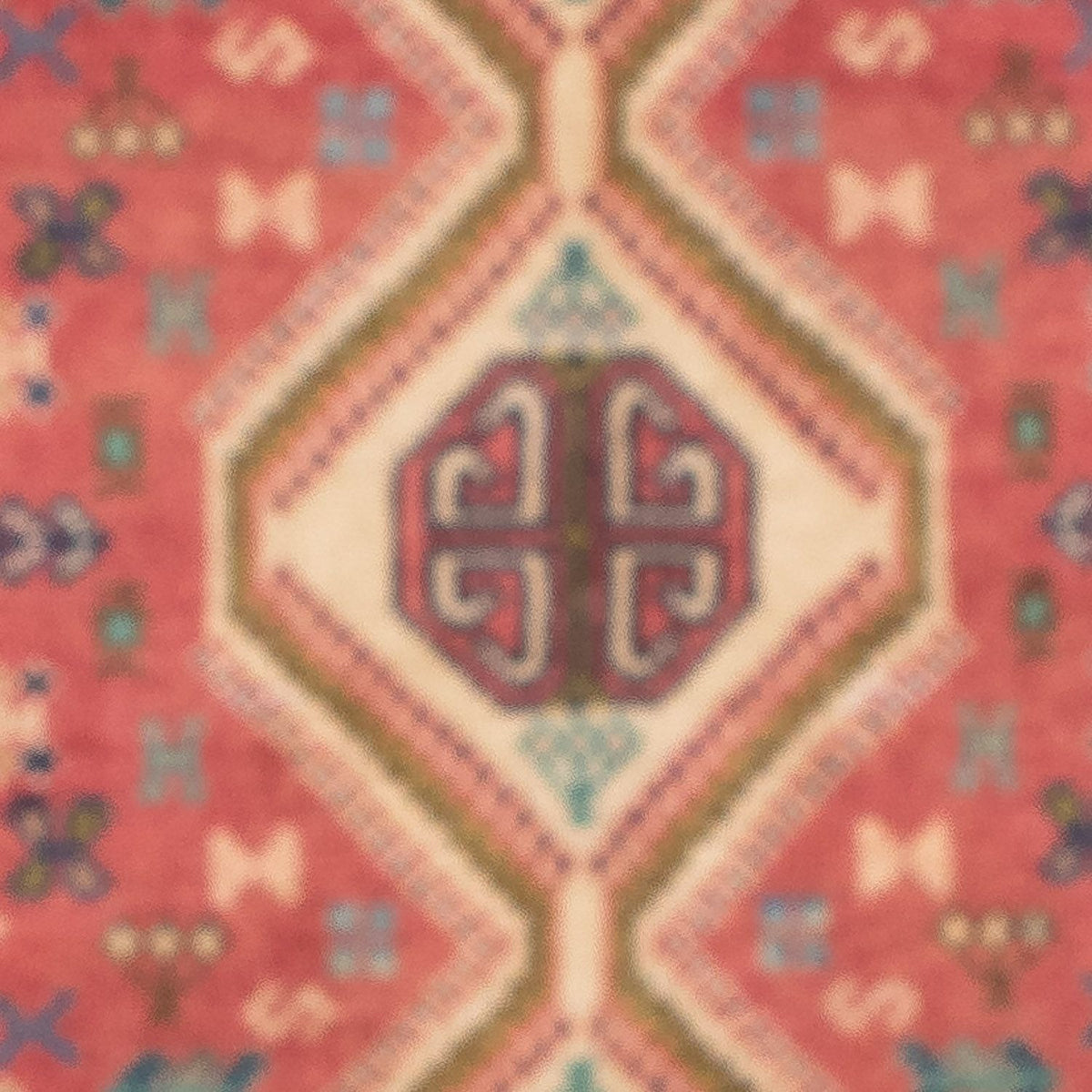 Tapis persan - Nomadic - 123 x 78 cm - rouge clair