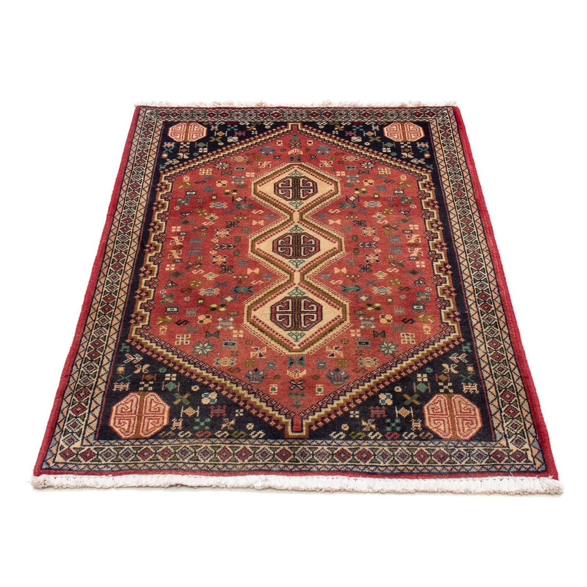 Tapis persan - Nomadic - 123 x 78 cm - rouge clair