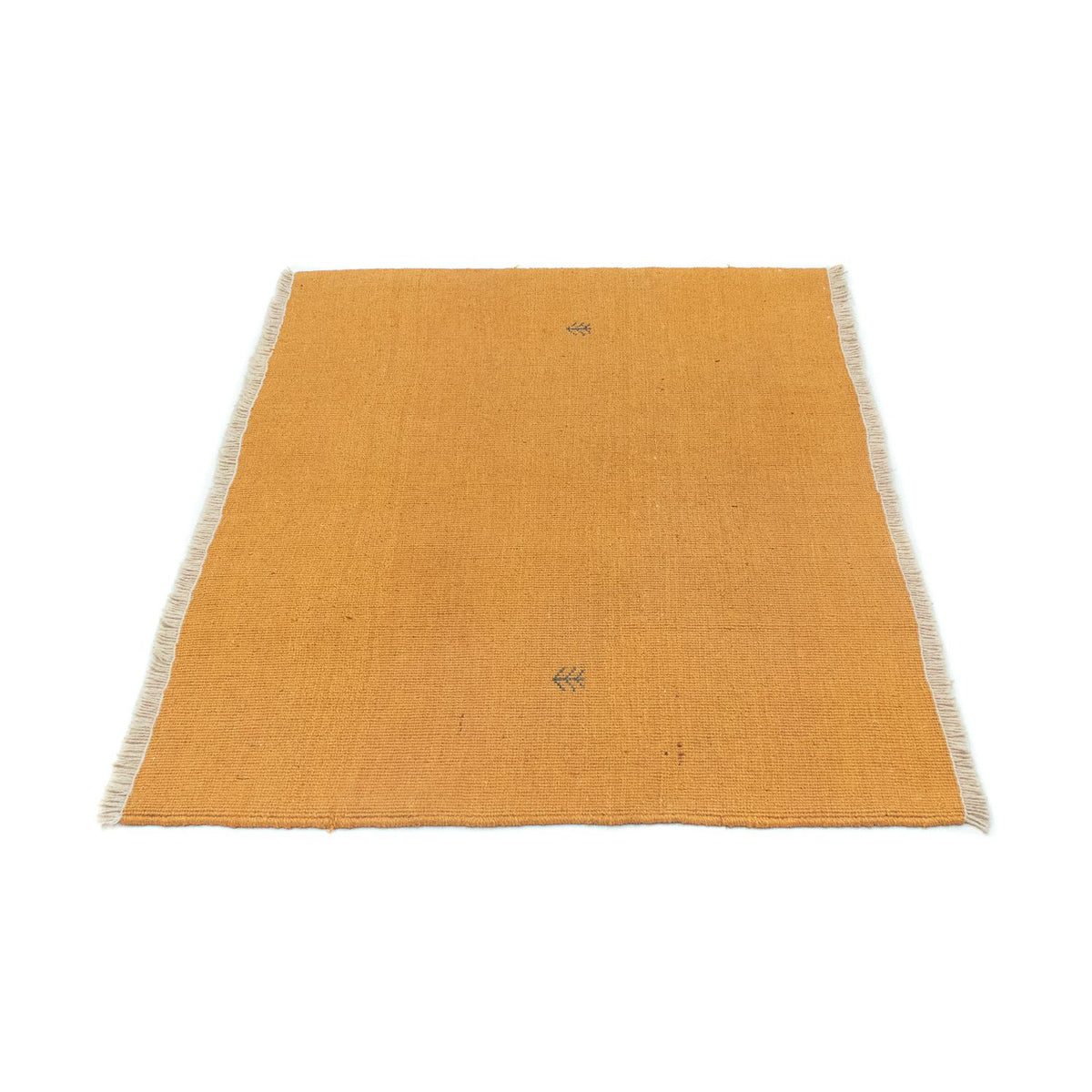 Tapis Gabbeh - Persan - 123 x 78 cm - or