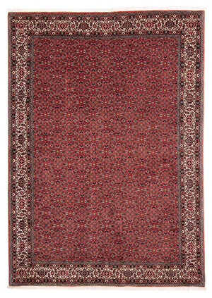 Tapis persan - Bidjar - 243 x 173 cm - rouge foncé