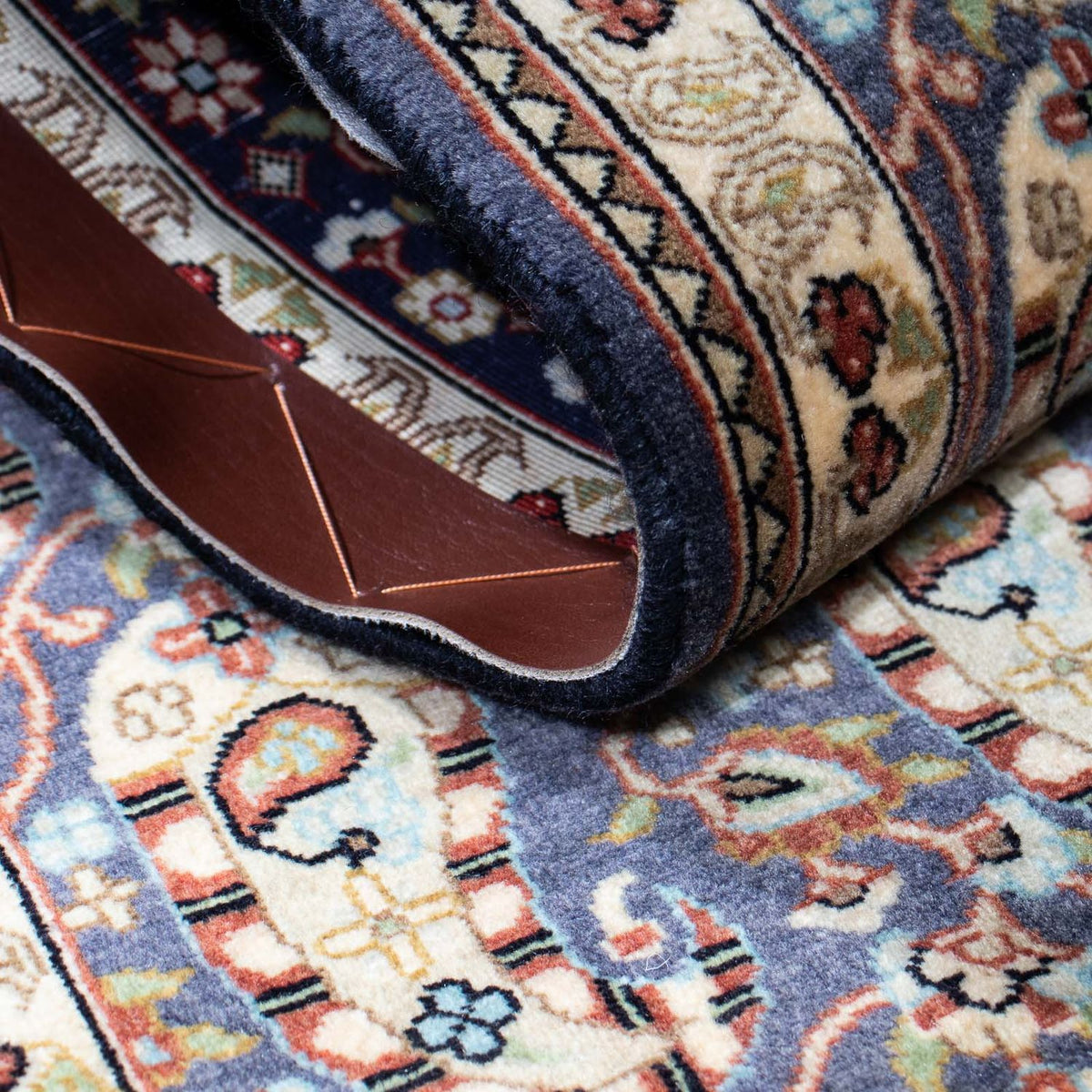 Tapis de couloir Tapis persan - Ghom - 153 x 54 cm - multicolore