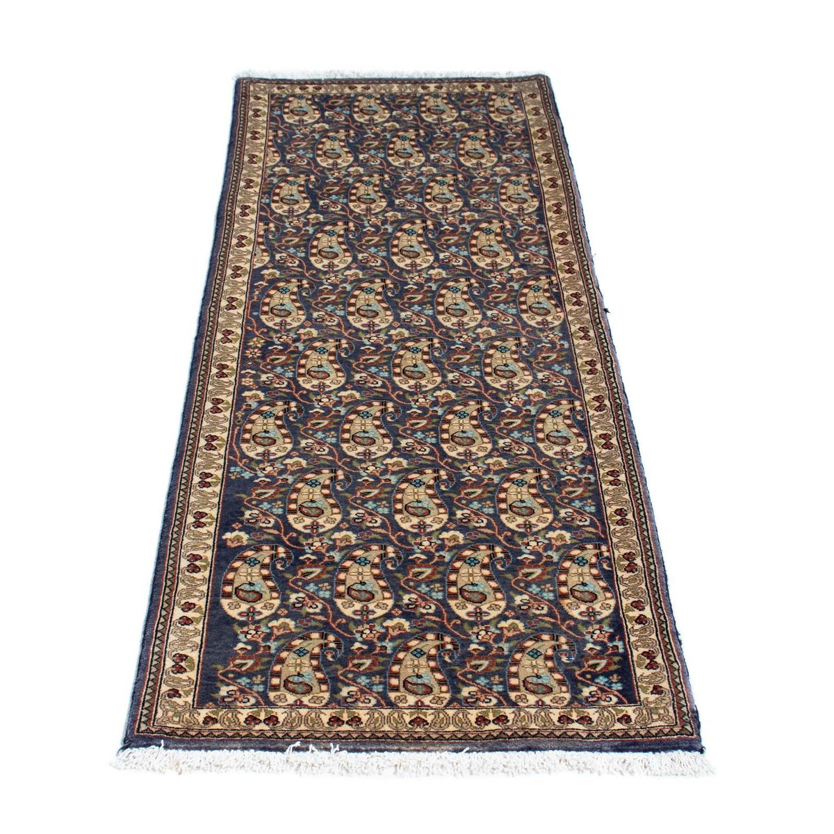 Tapis de couloir Tapis persan - Ghom - 156 x 54 cm - multicolore