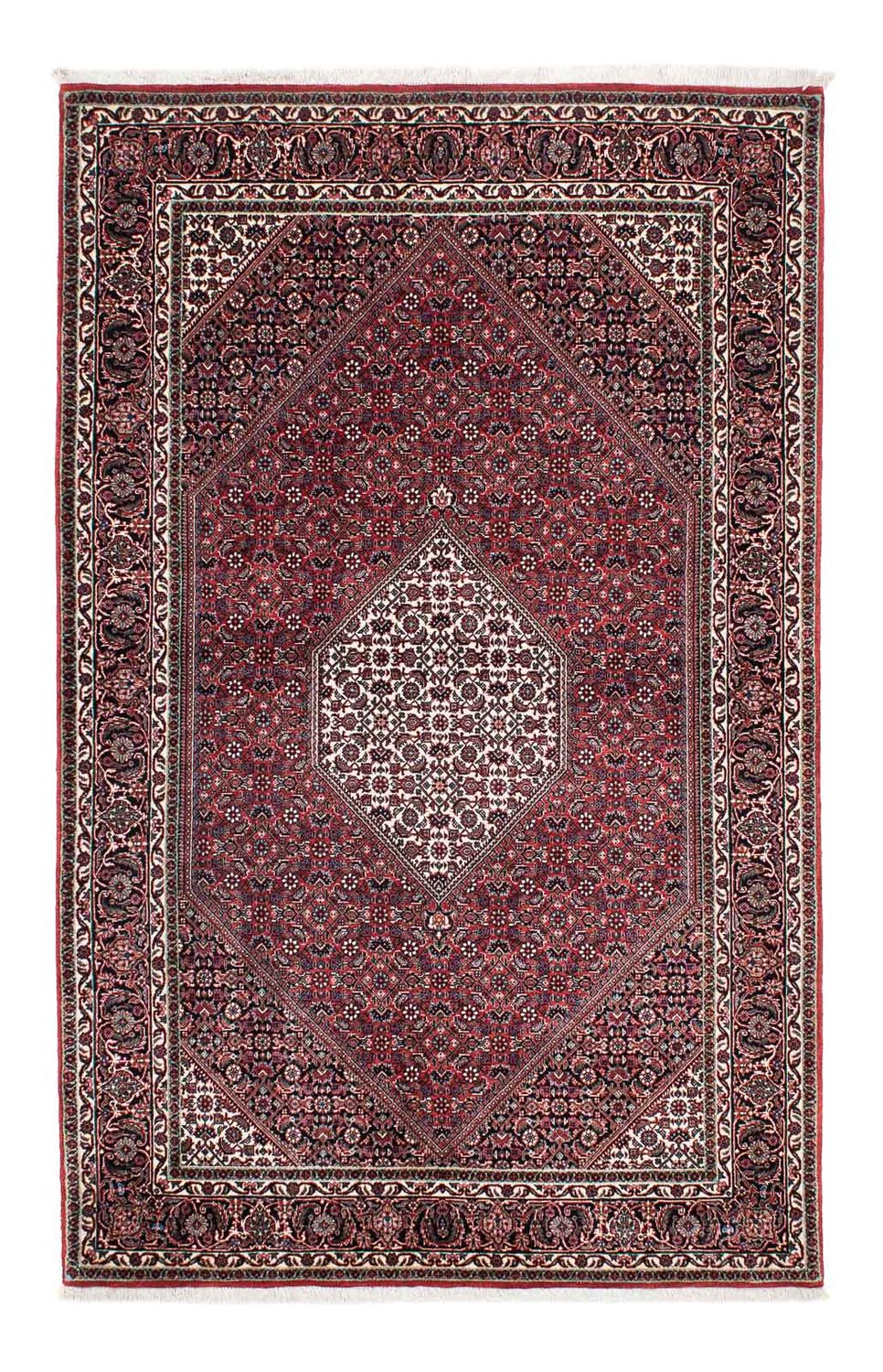 Tapis persan - Bidjar - 217 x 131 cm - rouge