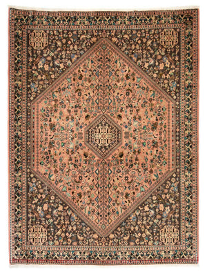 Tapis persan - Nomadic - 198 x 160 cm - rouge clair