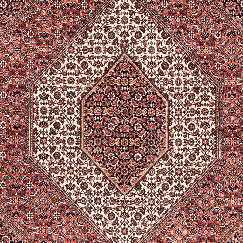 Tapis persan - Bidjar - 227 x 171 cm - rouge clair
