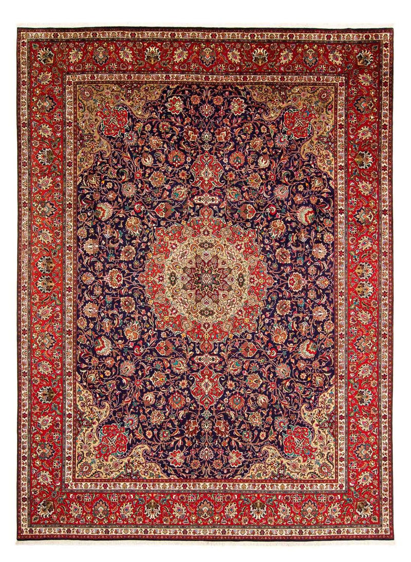 Tapis persan - Tabriz - 395 x 297 cm - rouge clair