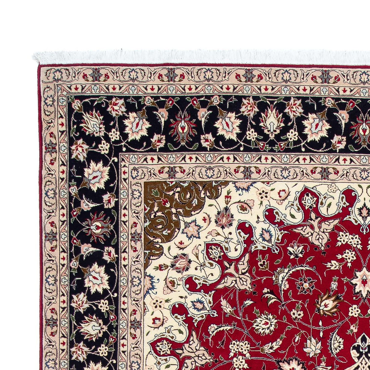 Tapis persan - Tabriz - Royal - 318 x 205 cm - rouge foncé