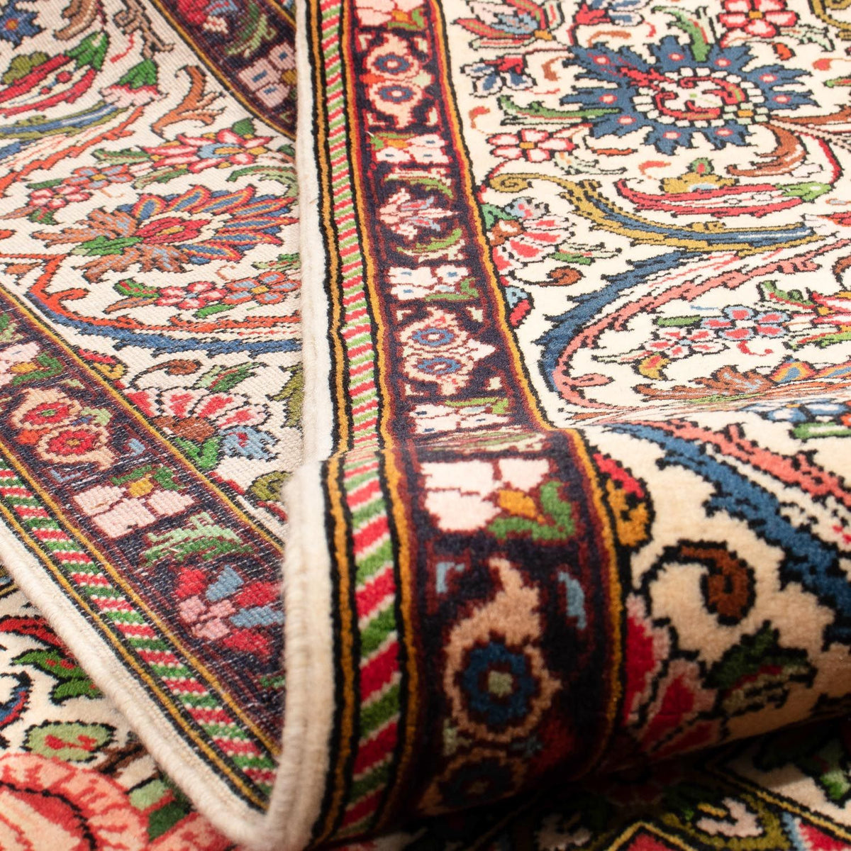 Tapis persan - Nomadic - 355 x 260 cm - bleu foncé